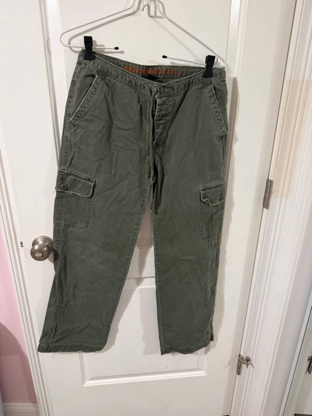 Abercrombie & Fitch Vintage Y2K Low Rise Cargo Pants Size Small